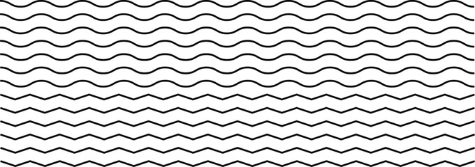 wavy lines seamless pattern background eps 10.