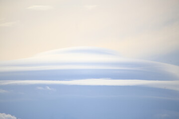 landscape with clouds lenticular