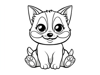 Obraz premium Rabbit line art design