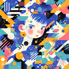 Fashionable Female Illustration for Editorial and Creative Projects