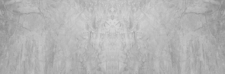 Old wall panorama texture cement dirty gray with black  background abstract grey and silver color design are light with white background.
