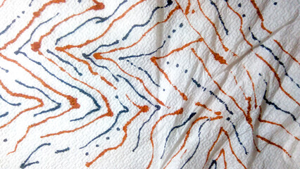 Ethnic Animals Pattern. Multicolor Ink Brush