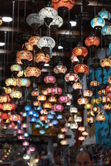 arab lanterns in the market