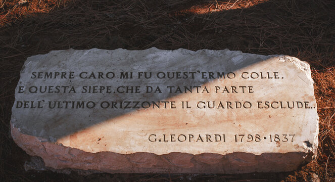 sign, giacomo leopardi poetry