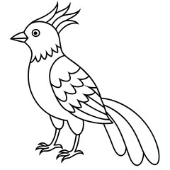 T-shirt Design Vector Modern enchanted forest Bird bird on white background - vector design - vector art - premium vector - latest vector design and illustration