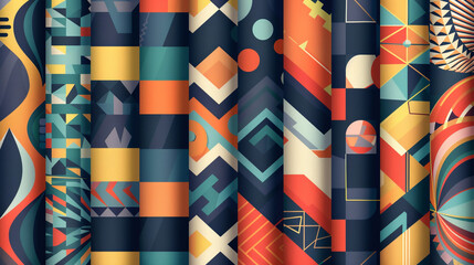 geometric  patterns collection sport