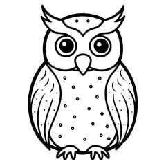 T-shirt Design Vector Owl on white background Cosmic Galaxy eyes - vector design - vector art - premium vector - latest vector design and illustration