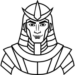 Cybernetic samurai - vector design - vector art - premium vector - latest vector design and illustration