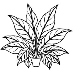 T-shirt Design Vector silhouette of a flower plant - vector design - vector art - premium vector - latest vector design and illustration