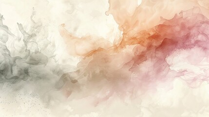 Delicate and ethereal, this abstract painting captures the beauty of the natural world. Soft, muted colors and swirling shapes create a sense of peace and tranquility.