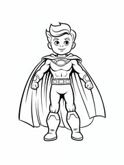 Fototapeta premium Heroic Tales to Color for kids, coloring sheets , leisure activity