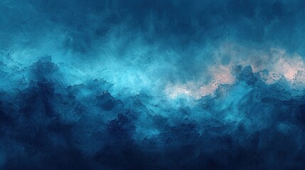 Fototapeta na wymiar Deep blue abstract background with rough, textured surface.
