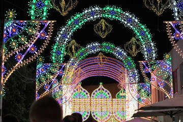 luminarie, puglia, italy