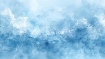 Abstract blue watercolor background. Soft blue watercolor background. Blue watercolor texture.