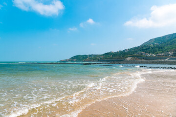 Seaside scenery of Pingtan Island, Fuzhou City, Fujian Province, China