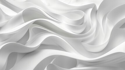 Obraz premium Close Up View of White Fabric