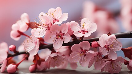 Obraz premium pink cherry blossom