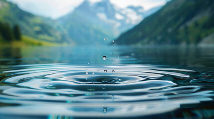 water purifier, water science, alpine lake, pure water, water drop.