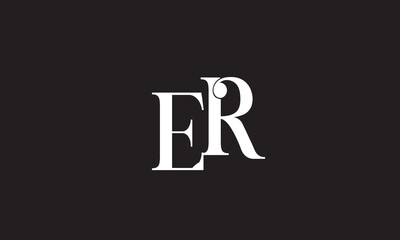 ER, RE, E, R Abstract Letters Logo Monogram