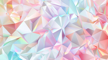 Energetic pastel triangles and polygons dancing in harmony.