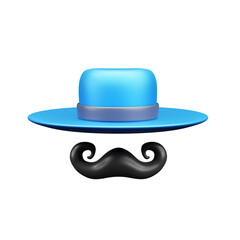 3d Father's Day clipart icon or Fathers Day 3D Icon
