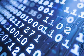 Obraz premium binary code background