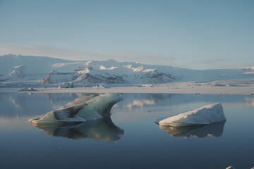 iceberg on the lake