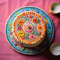 An authentic and traditional Peruvian cake