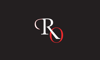 RO, OR, O, R Abstract Letters Logo Monogram