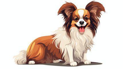 Papillon or Continental Toy Spaniel. Lovely small l