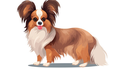 Papillon or Continental Toy Spaniel. Lovely small l