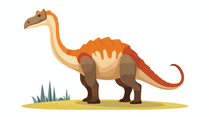 Parasaurolophus prehistoric ancient dino. Extinct d