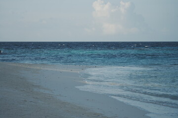 beach and blue sea