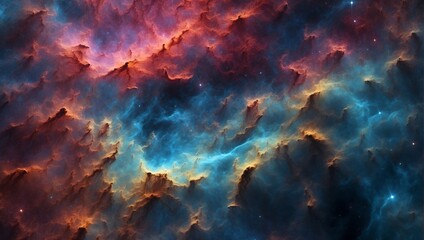 An ultra-detailed nebula abstract wallpaper, evoking cosmic awe and wonder