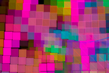 Vibrant Purple Geometric Abstract Background for Web Design and Flyers