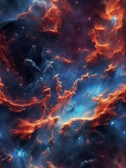 A mesmerizing ultra-detailed nebula abstract wallpaper, offering endless inspiration from the cosmos - obrazy, fototapety, plakaty