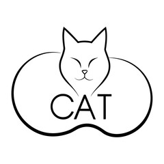 Cat logo vector (2)