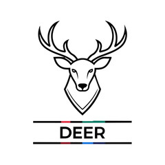 Deer Logo vector (8)