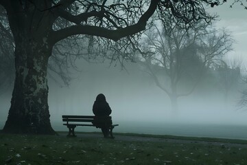 Depression, stress, guilt, darkness, feelings of loneliness. It's a concept that Transmitted with AI.