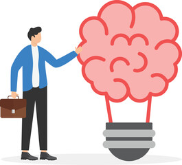 Set free ideas - Business Concept vector illustration

