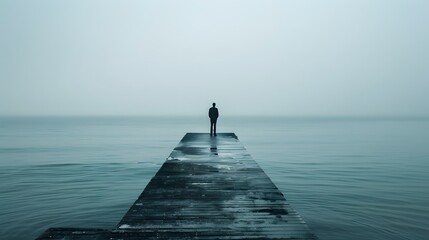 Depression, stress, guilt, darkness, feelings of loneliness. It's a concept that Transmitted with AI.