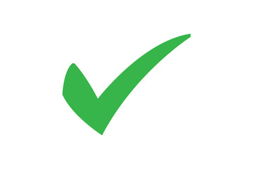 Green check mark icon - obrazy, fototapety, plakaty