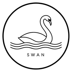 Swan logo vector (1)