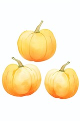 Halloween pumpkins watercolor, carved Halloween pumpkins watercolor