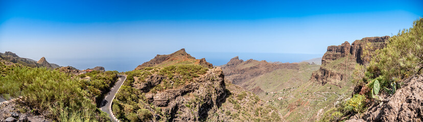 Teneriffa, Spanien: Panorama im Tenogebirge