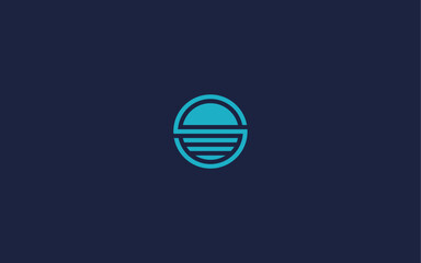 letter s with waves logo icon design vector design template inspiration