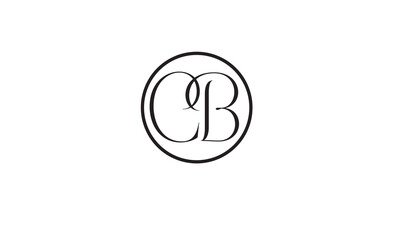 CB, BC, C, B Abstract Letters Logo Monogram