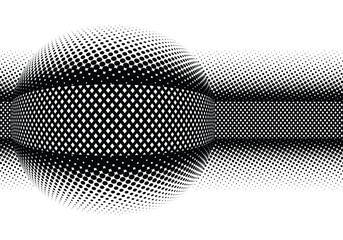 An abstract background featuring halftone dots and Grid pattern in monochrome sphere. A modern vector pattern suitable for posters, websites, flyer, pamphlet, annual report, interior design.