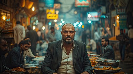 Obraz premium person in the street