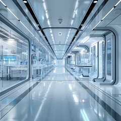 Obraz premium State of the Art Cancer Research Facility Driving Medical Innovation and Healthcare Advancements